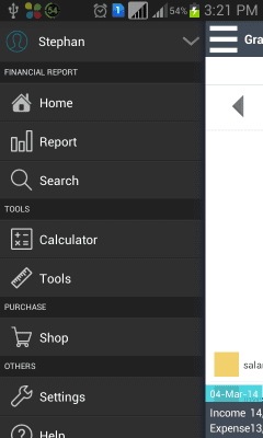 Capture d'écran de l'application money control - #7