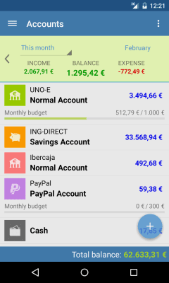 Capture d'écran de l'application Evermoney - #1