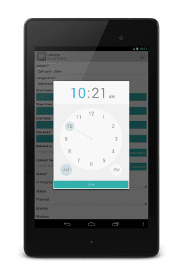 Capture d'écran de l'application anCRM - vTiger CRM Client - #3