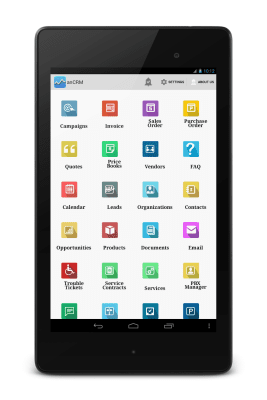 Capture d'écran de l'application anCRM - vTiger CRM Client - #12