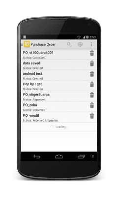 Capture d'écran de l'application anCRM - vTiger CRM Client - #13