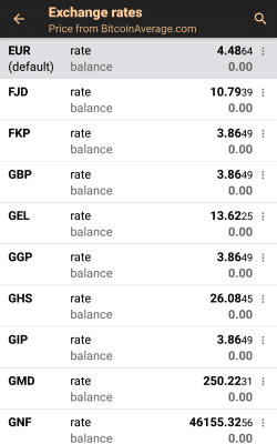Capture d'écran de l'application Bitcoin Wallet - #4