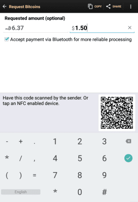 Capture d'écran de l'application Bitcoin Wallet - #12