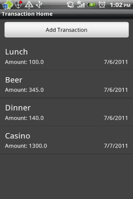 Capture d'écran de l'application Group Expenses - #4