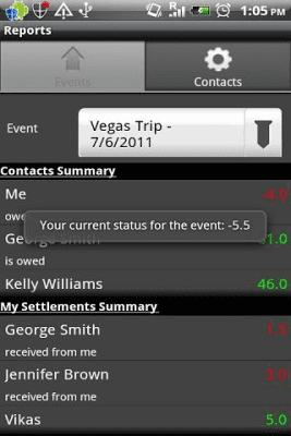 Capture d'écran de l'application Group Expenses - #8