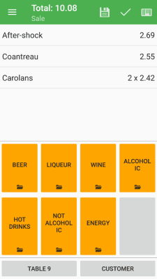 Capture d'écran de l'application IncoPOS - Terminal de caisse - #3