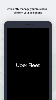 Capture d'écran de l'application Uber FLEET - #1