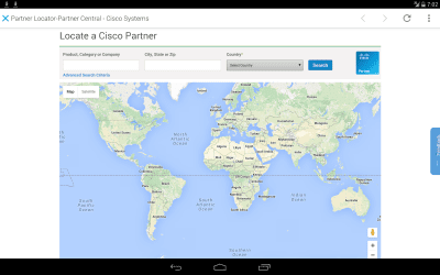 Capture d'écran de l'application Cisco Technical Support - #14