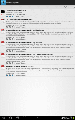 Capture d'écran de l'application Cisco Data Center Connect - #3