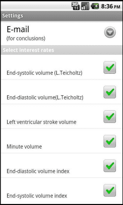 Capture d'écran de l'application Echocardiographie - #2