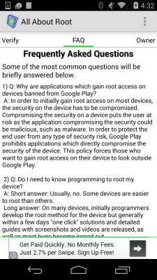 Capture d'écran de l'application Root for Android - All About - #5