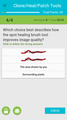 Capture d'écran de l'application Apprendre PHOTOSHOP - #5