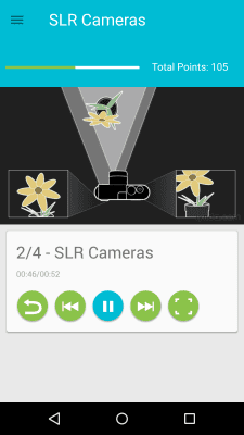 Capture d'écran de l'application Apprendre à prendre des photos - #3