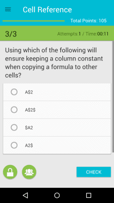 Capture d'écran de l'application Apprendre Excel - #3