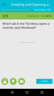 Capture d'écran de l'application Apprendre Excel - #6