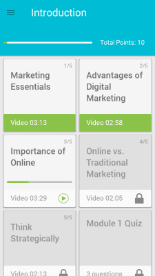 Capture d'écran de l'application Apprendre le marketing numérique - #2