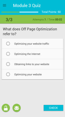 Capture d'écran de l'application Apprendre le marketing numérique - #4