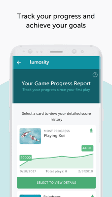 Capture d'écran de l'application Lumosity - #5