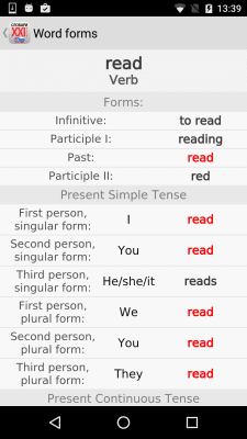 Capture d'écran de l'application XXI Century Dictionaries - #6