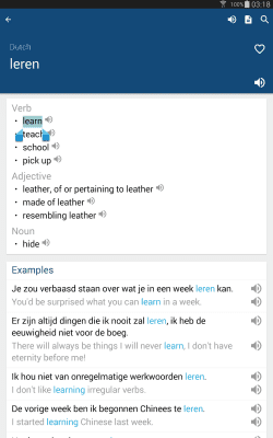 Capture d'écran de l'application Dutch English Dictionary - #7