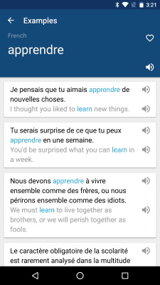 Capture d'écran de l'application French English Dictionary - #3