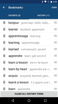 Capture d'écran de l'application French English Dictionary - #5