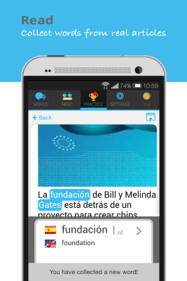 Capture d'écran de l'application Lingua.ly - Apprenez l'anglais ! - #5