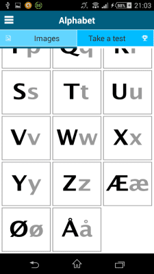 Capture d'écran de l'application Danois 50 langues - #5