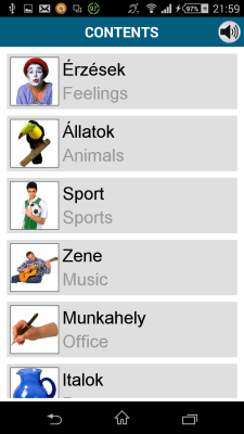 Capture d'écran de l'application Hongrois 50 langues - #5