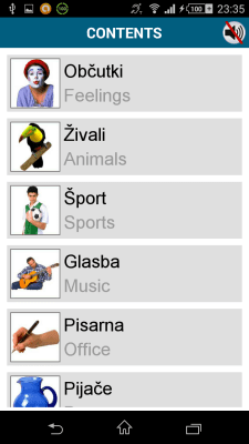 Capture d'écran de l'application Slovène 50 langues - #5