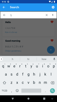 Capture d'écran de l'application Learn Japanese Phrasebook - #7