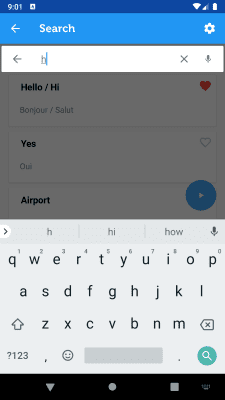 Capture d'écran de l'application Learn French Phrasebook - #7