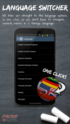 Capture d'écran de l'application Language Switcher - #3