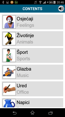 Capture d'écran de l'application Croate 50 langues - #7