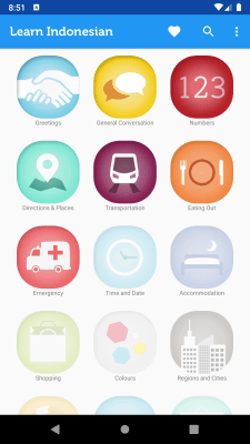 Capture d'écran de l'application Learn Bahasa Indonesian - #1