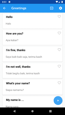 Capture d'écran de l'application Learn Bahasa Indonesian - #2