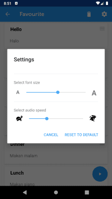 Capture d'écran de l'application Learn Bahasa Indonesian - #5