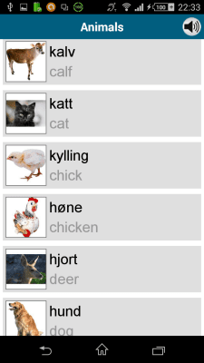 Capture d'écran de l'application Norvégien 50 langues - #7