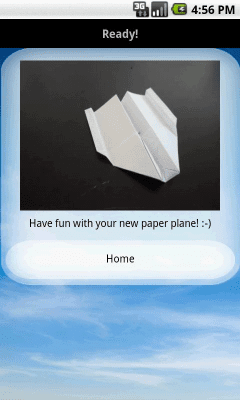 Capture d'écran de l'application Avion en papier - #4