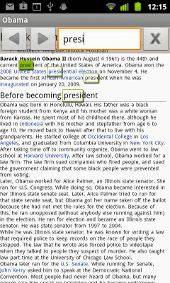 Capture d'écran de l'application Wiki Droyd - #8