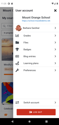Capture d'écran de l'application Moodle - #4