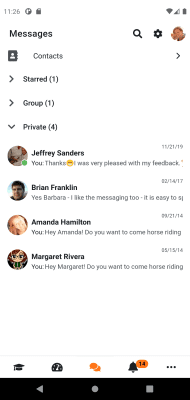 Capture d'écran de l'application Moodle - #7