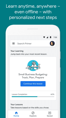 Capture d'écran de l'application Google Primer - #3