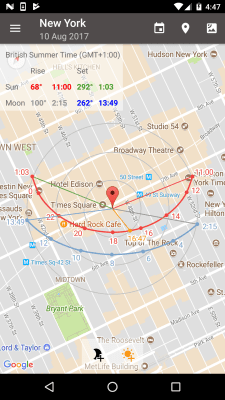 Capture d'écran de l'application Sun Position and Sunrise Demo - #4
