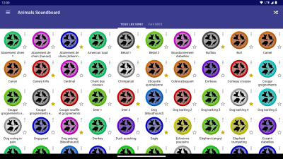 Capture d'écran de l'application Animals Soundboard - #6