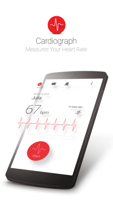 Capture d'écran de l'application Cardiographe - #1