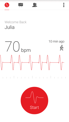 Capture d'écran de l'application Cardiographe - #2