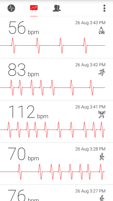 Capture d'écran de l'application Cardiographe - #3