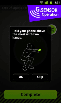 Capture d'écran de l'application Squats Workout - #3