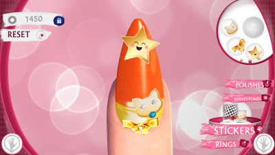 Capture d'écran de l'application Cute Nail Art Designs Game 3D - #3